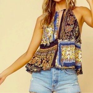 FREE PEOPLE Patchwork Top!